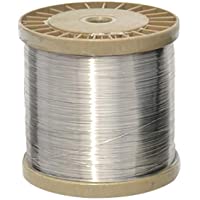 SOFIALXC 304 Alambre De Acero Inoxidable Wire Solo Duro-Diameter 0.1 mm Long (100 m-328feet)